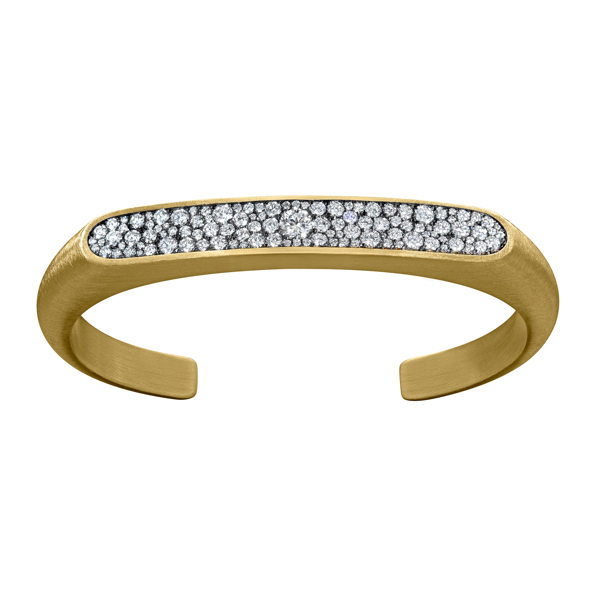 Arc Cuff - White Diamond