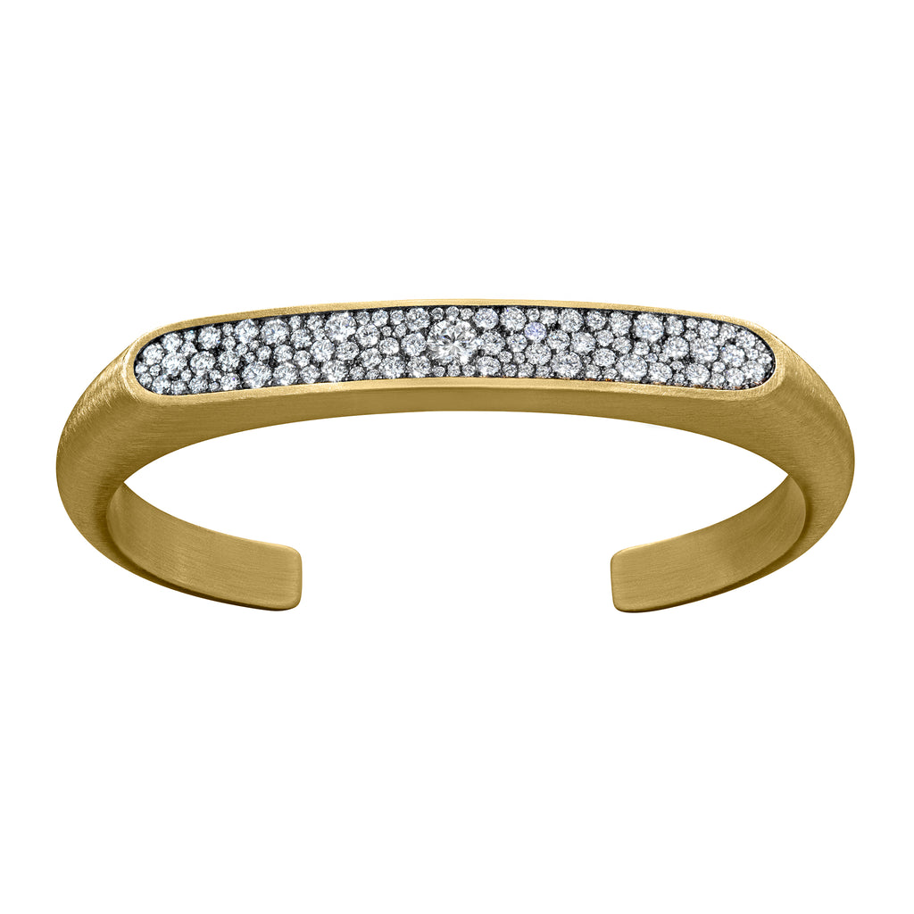 Arc Cuff - White Diamond